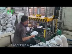 Papiermaskenmasken Trimming Prozess