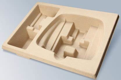 Elektronisches Papier Tray Pulp Packaging Customize Dimension