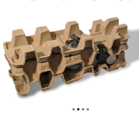 Doppelter Behälter-stützbare Formungsmaschine, zum der Industrie-Verpackung zu produzieren