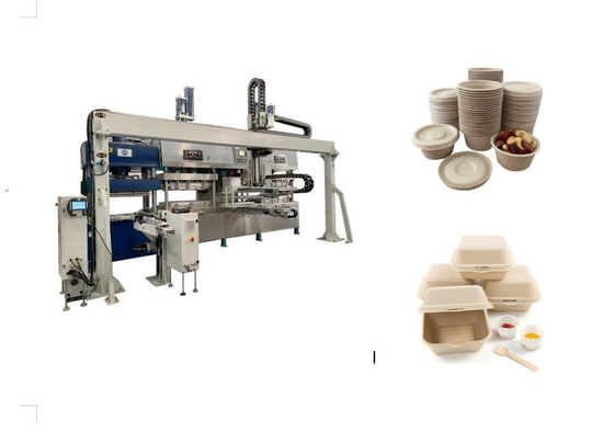 Zuckerrohr-Bagassen-Platten-Herstellungs-Maschine mit dem Trocknen von Funktion