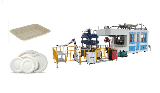 Automatische Massen-Formteil-Bagassen-Platten-Maschine ersetzen Schaum