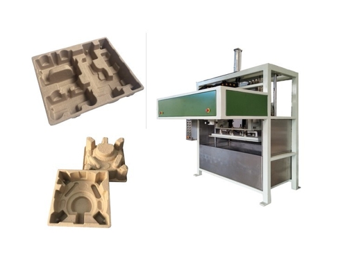 Automatisch ersetzen Sie austauschende Formungsplastikmaschine, um Stoßdämpfungs-Papier-Behälter zu produzieren