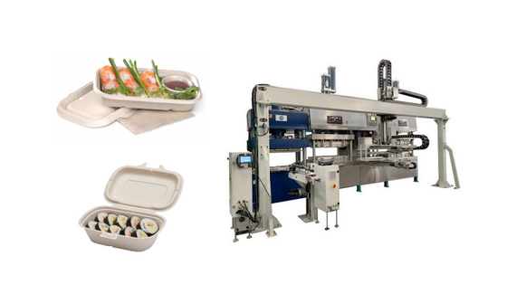 CER Jungfrau-Masse geformte Geschirr-Maschine für Thermoforming nass Drücken