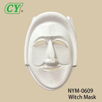 Neue DIY Handwerk Gesichtsmasken Leere weiße bemalte Papiermaske für Cosplay Halloween Familienspiele Party-Masken