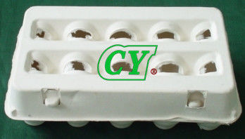 Nicht giftige Papiermassen-Produkt-Wegwerfei Tray With 4 Hohlräume