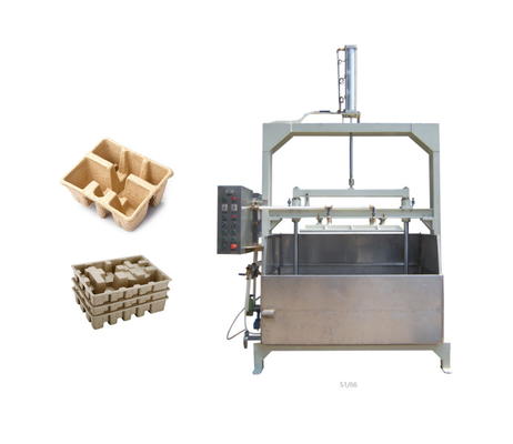 geformte heiße Presse-Papiermaschine 1M3/Min 12kw für die Korrektur des verformten Massen-Behälters