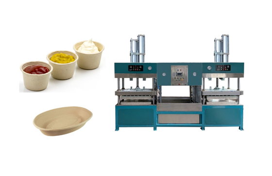 Wegwerffaser-Mitnehmernahrung Tray Soup Bowl Machine