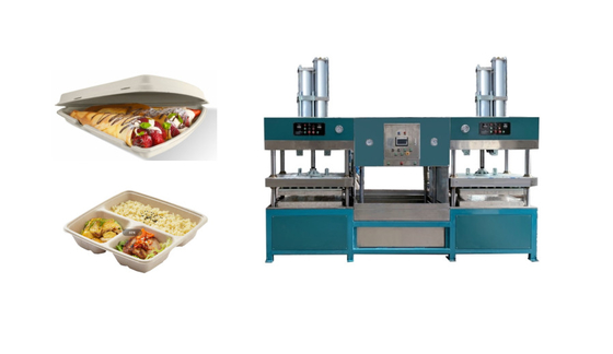 Ersetzen Sie pp.-PET Massen-Faser-Salat-Schüssel-Pizza Tray Making Machine