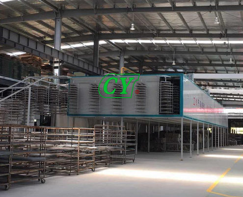 Bereiten Sie Massen-Schleuder-Massen-Ei Tray Drying Line Energy Saving auf